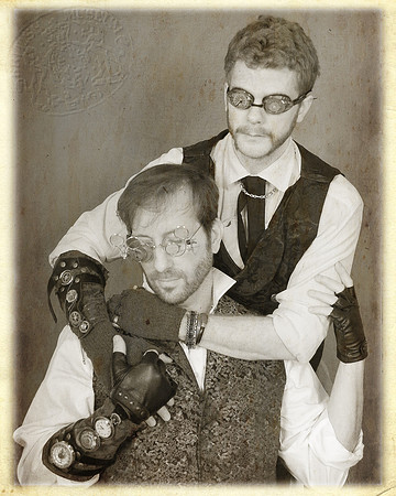 Sir Christopher Felding-Vendenner and Mister Mendacity Crick,  en déshabillé