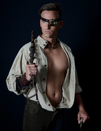Steampunk worker