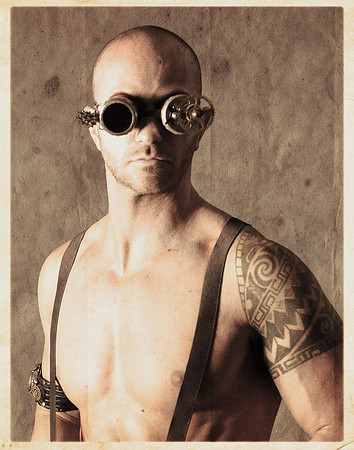 steampunk shirtless