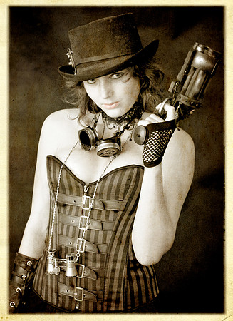 Steampunk Lady Gunslinger (25)