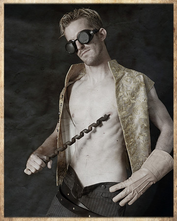 steampunk beefcake