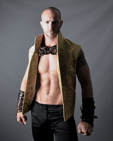 Steampunk Gold Vest 364da