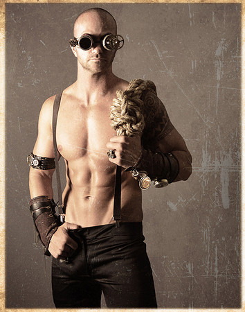 steampunk shirtless