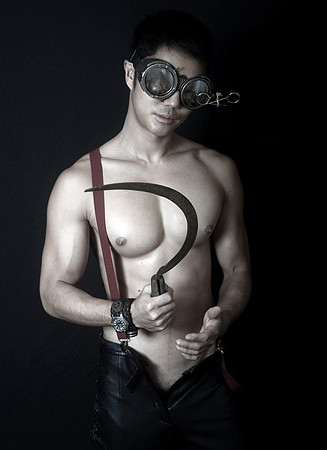 Steampunk Scythe 3857